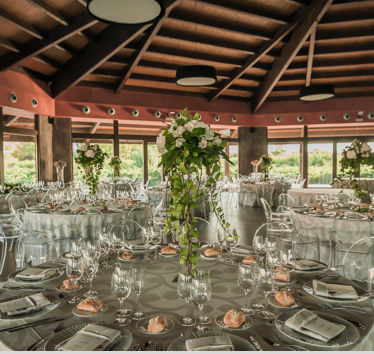 Interior del salón de la finca (bodas zaragoza)