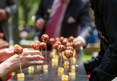 Catering para bodas, aperitivo de bienvenida