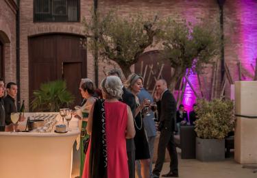 Homenaje de empresa celebrado en la finca en Zaragoza